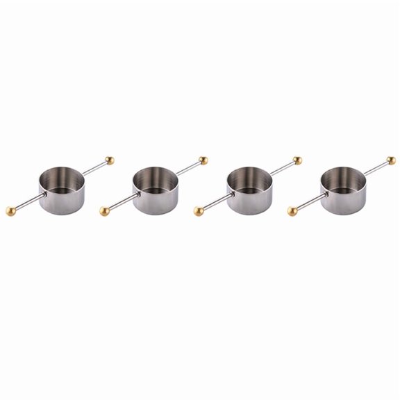 Measuring Cup Tools, Bar Measure Cocktail Jigger with Handle for Whisky Bar Tools Bar Accessories(4 Pcs)