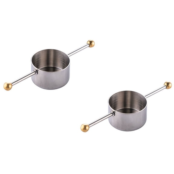 Measuring Cup Tools, Bar Measure Cocktail Jigger with Handle for Whisky Tools Accessories(2 Pcs)