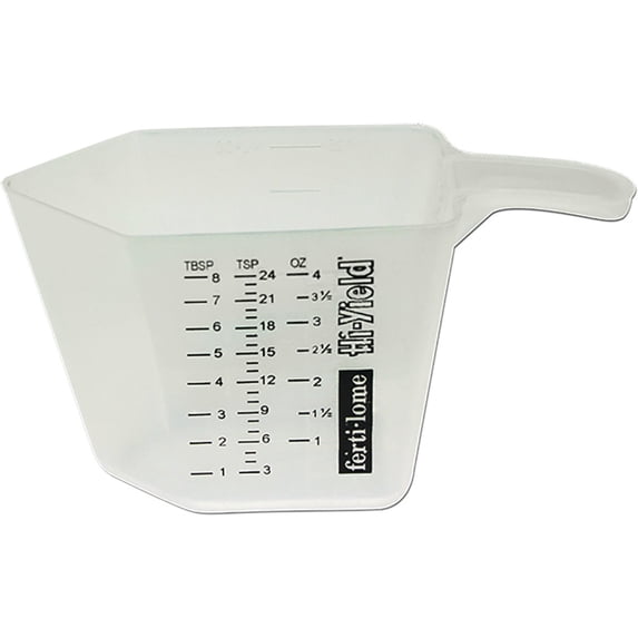Fertilome Measuring Cup - BPA-Free Plastic, Clear - 1 Qt