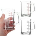 thumbnail image 1 of Measuring Cups 4OZ/120ml Clear Scale Coffee Mug with Handle for Home Kitchen, 1 of 6