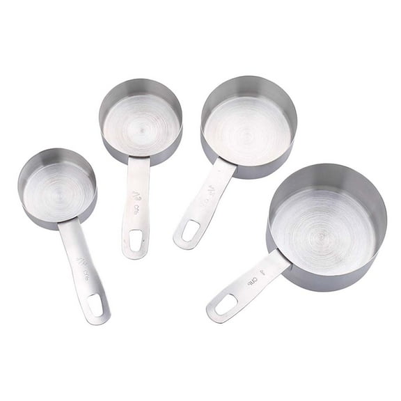 Measuring Cups Liquid Space Saving Space-saving Dry Stainless Steel Short Handle