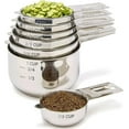 thumbnail image 1 of Measuring Cups Set of 7,Stackable,304 Premium Stainless Steel,Kitchen Gadgets for Measure Liquid and Dry Ingredients,Cooking & Baking, 1 of 8