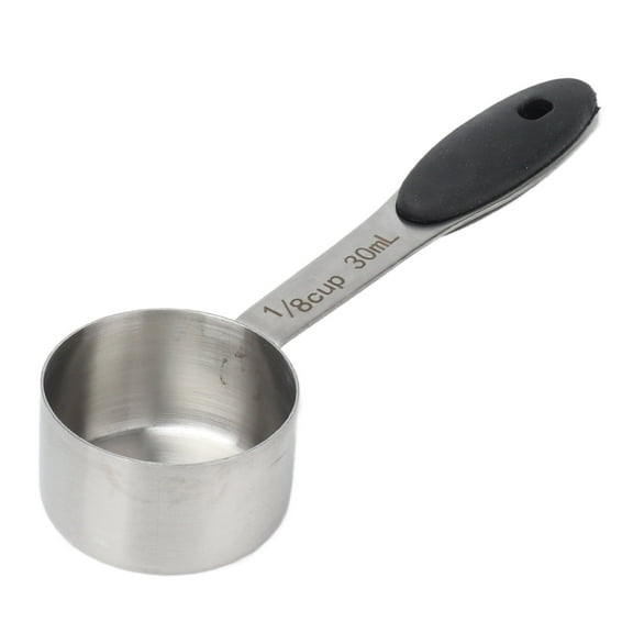 Measuring Cups Stainless Steel Coffee Measuring Scoop 1/8 Cup Large Capacity And Comfortable Hand Feeling Tablespoon