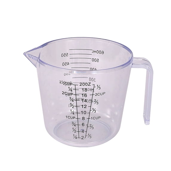 Measuring Cups Thickened Graduated Transparent 150 300 600 1000ml Scale Cups for Kitchen Baking and Cooking
