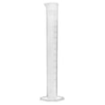 thumbnail image 1 of Measuring Cylinder, 250ml - Class B Tolerance - Octagonal Base - Polypropylene Plastic - Industrial Quality, Autoclavable - Eisco Labs, 1 of 4