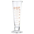 thumbnail image 1 of Measuring Glass Cup Graduated Beaker Cylinder Liquid Transparent Cups Laboratorycup Experiment Conical Container Tool, 1 of 8