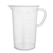 Measuring Jug, 2000ml - Polypropylene Plastic - Raised Graduations - Chemical Resistant, Autoclavable - Handle for Convenient Lifting - Eisco Labs