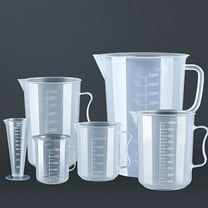 Measuring Jug Plastic Beaker Transparent Measuring Cup Resistant 250 Ml YIWEI