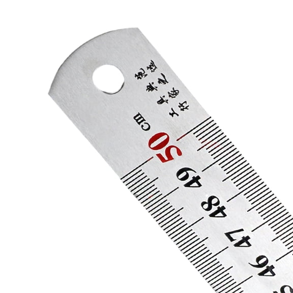 Measuring Metal Rulers for Office Engineering Drawing, Straight Edge Stainless