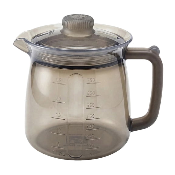 Measuring Pitcher, Measuring Cup Liquid, PitcherwithSpout, Clear CupwithLid, Milk Storage, StoragewithLid, Clear Storage, 25Oz 750Ml, Gray, Pitchers, StorageforKitchen, 1