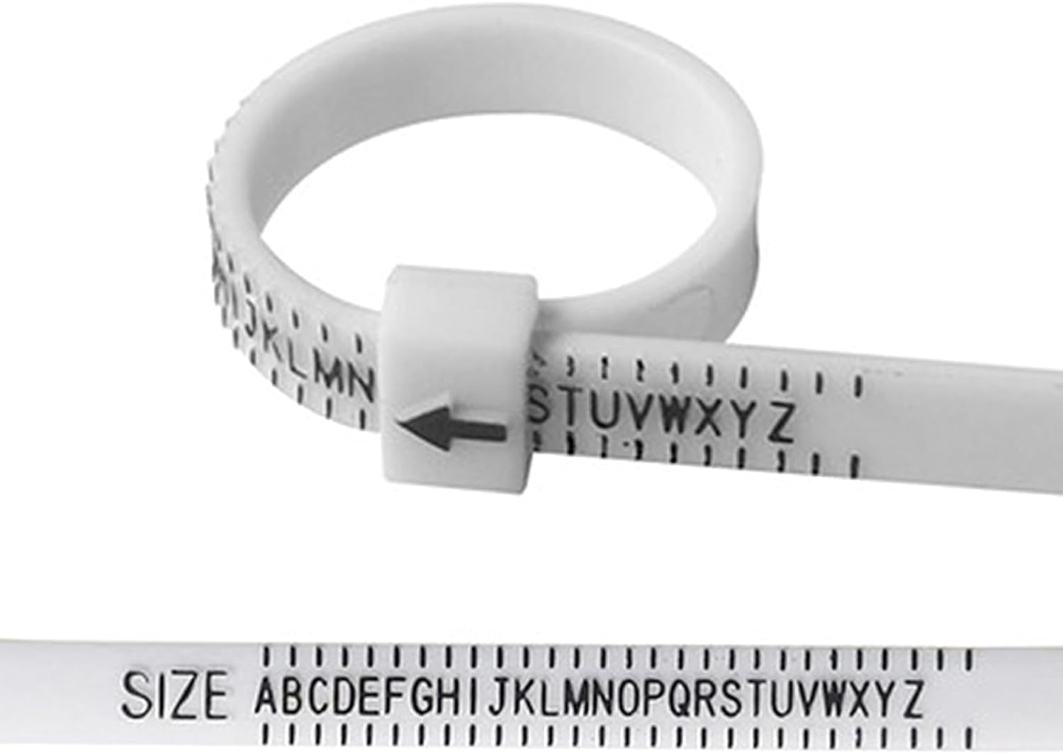 Measuring Ring Size UK A to Z with A Ring size guide, including ring