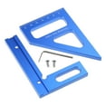 thumbnail image 1 of Measuring Ruler Drawing Line Ruler Square Protractor Triangle Ruler Measurement Tool for Engineer, 1 of 8
