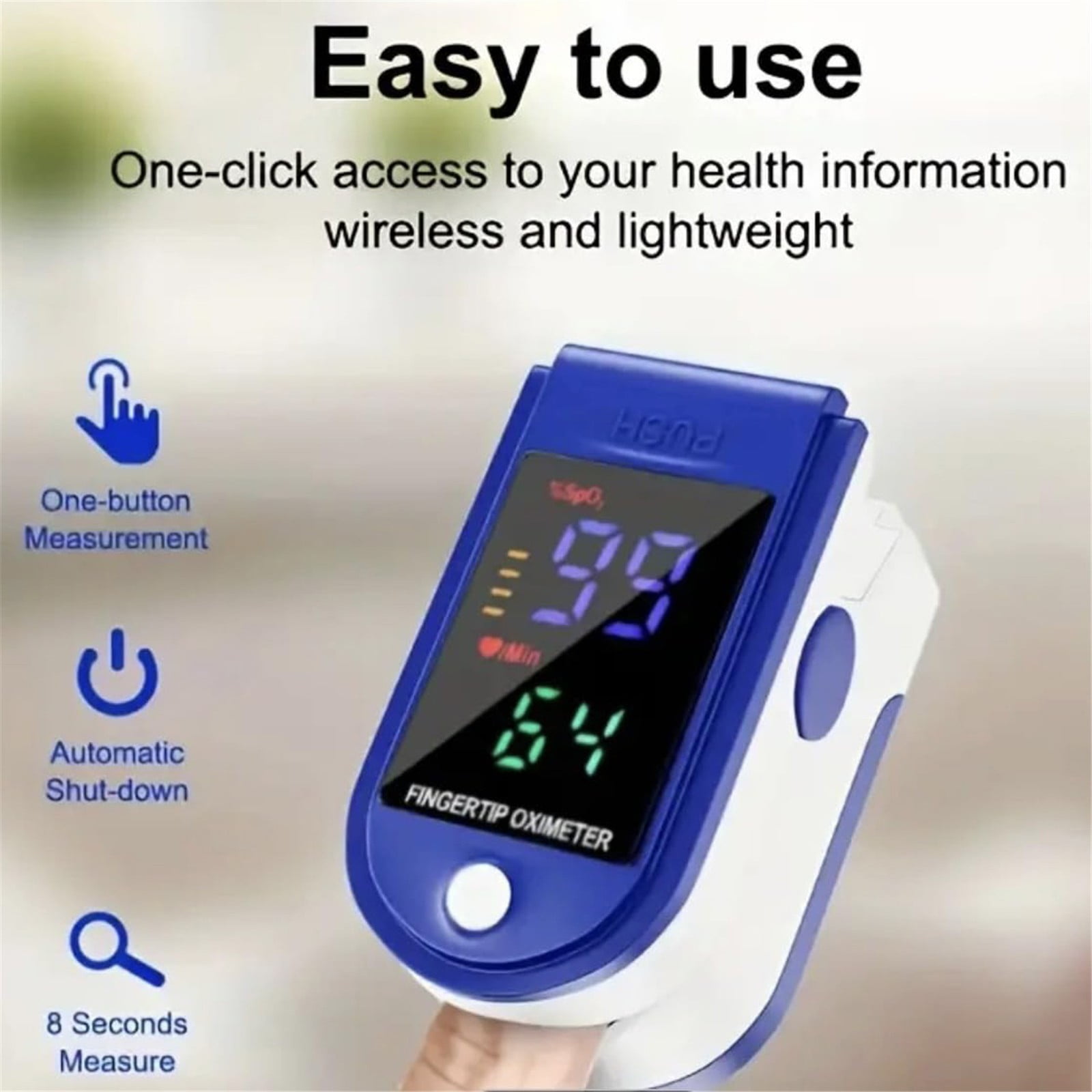 Measuring Ruler Lowprice! Hanzidakd Finger Larger Display Blood Oxygen