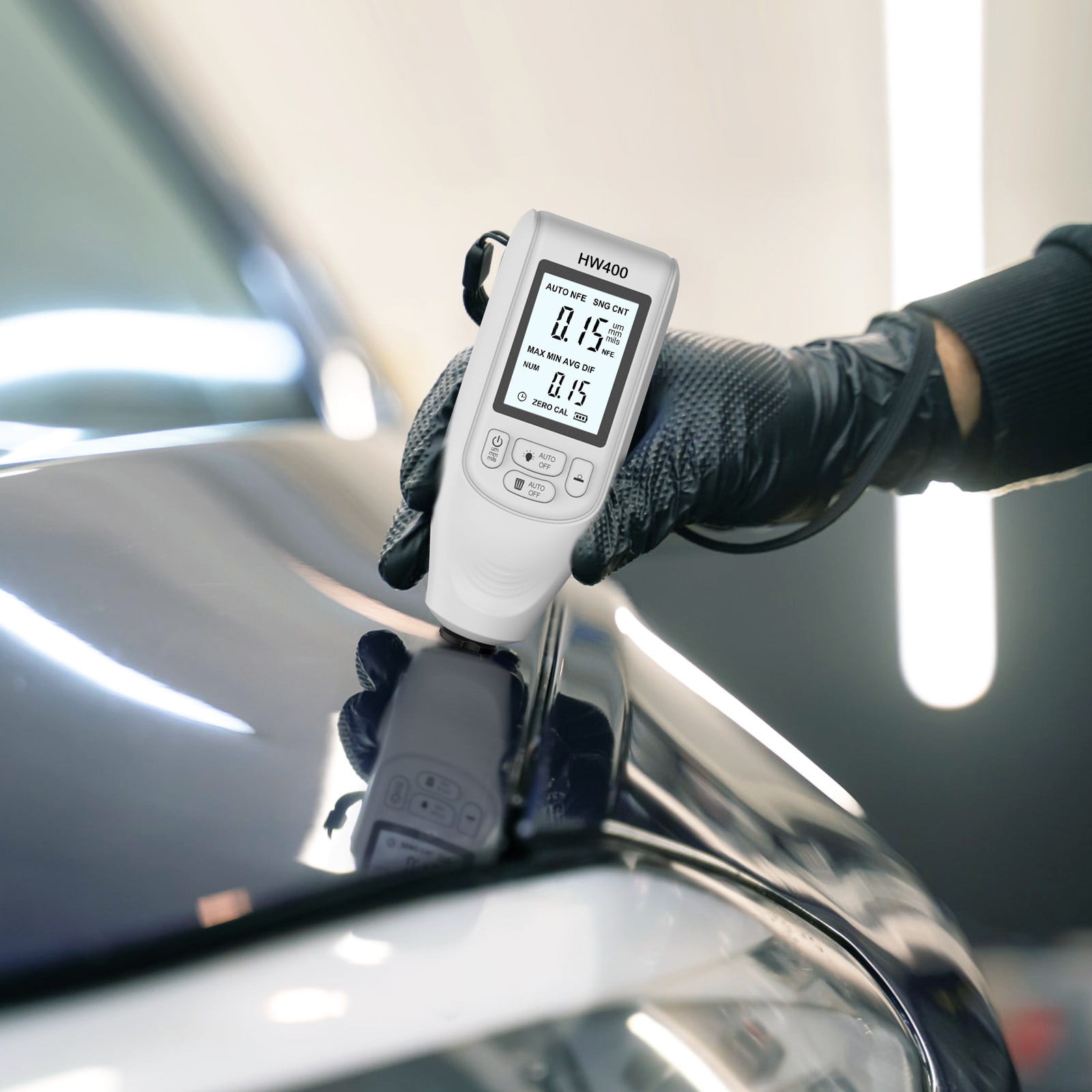 Measuring Ruler Lowprice! Hanzidakd HW400 Coating Thickness Gauge