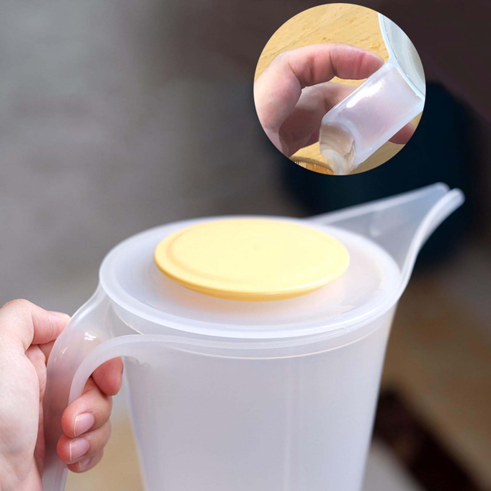 Measuring Scoop Funnel No Spill Funnel Cake Pitcher,Perfect for