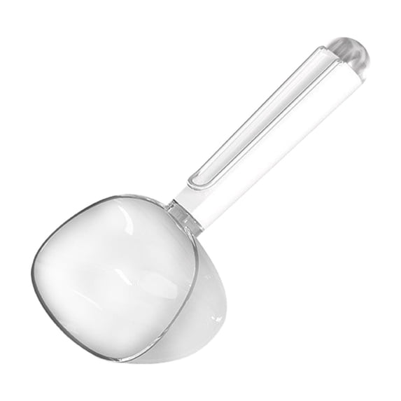 Measuring Scoops , Suitable for Pet Food, Coffee bean, Protein, Powders, and Other Dry Goods, Handle with Sealing Clip, for Measurement and Food Storage, Reusable Clear Plastic Scoops