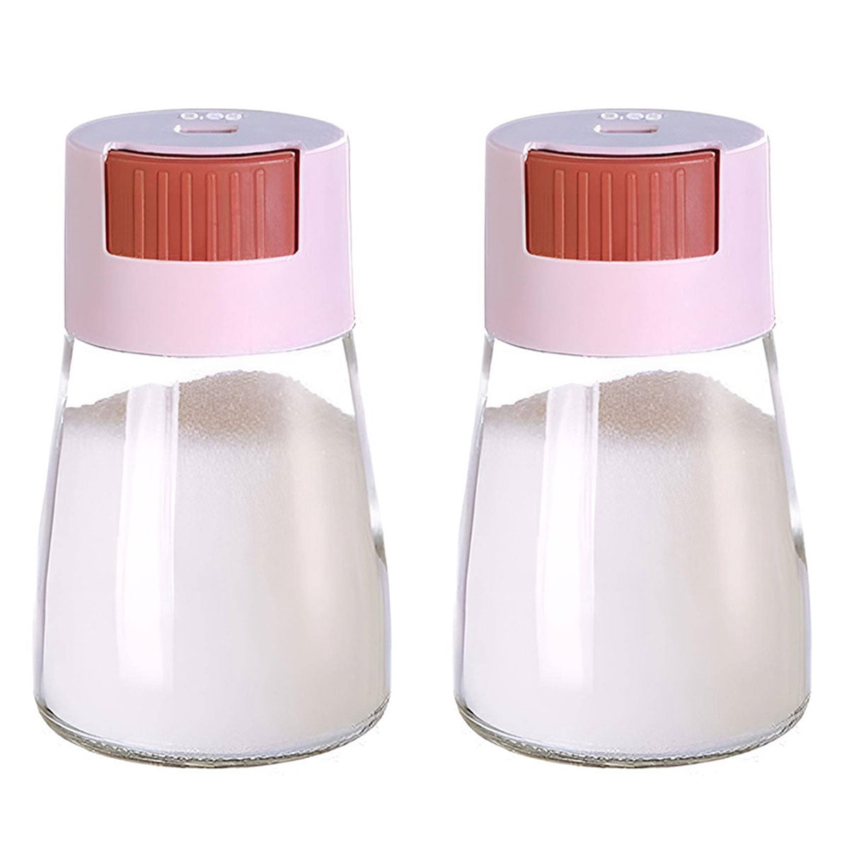 MYCENSE Measuring Pepper & Salt Shaker - Quantitative 0.5g Per Press, 150ml Capacity, White Kitchen & BBQ Dispenser - View #5