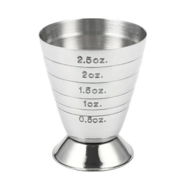 Measuring Shot Cup Ounce Jigger Bar Drink Mixer Liquor Measuring Cup Mojito Measurer Milk Coffee Mug Stainless Steel
