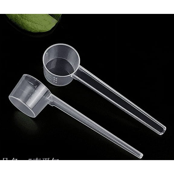 Measuring Spoon 5g Measuring Spoons | 2-Pack Food Grade Scoop | Creatine Spice Kitchen Tool | Short Handle Plastic Spoon | Cooking & Recipe Measuring Set 5g Scoop