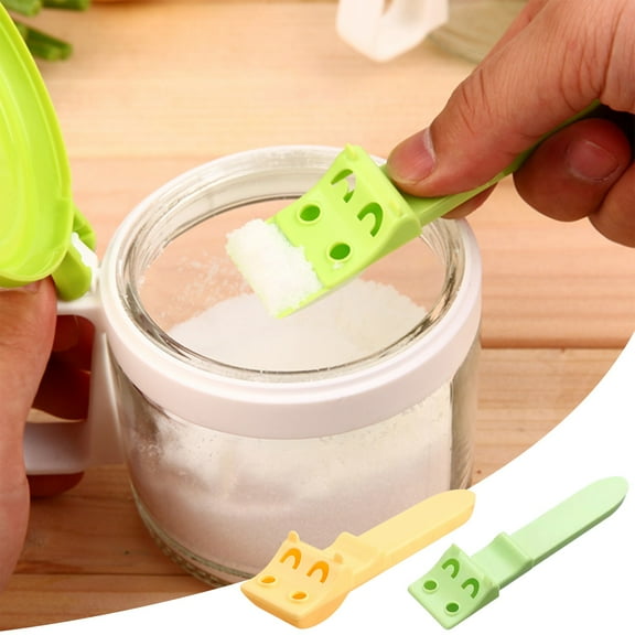 Measuring Spoon for Seasoning 1PC Gram Scale Kitchen Tool 3.94x3.94x1.97in,2-Gram Mesh Holes for Accurate Spice Control & Even Distribution in Cooking(Green),Ccwuwei