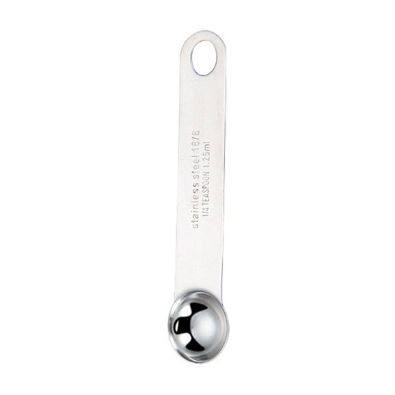 Measuring Spoon Set,4 Piece Stainless Steel Measuring Tool for Kitchen Diningroom Daily Cooking Prep