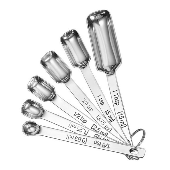 Measuring Spoon Set Spice Measurement Spoons Clear Measurement Markings