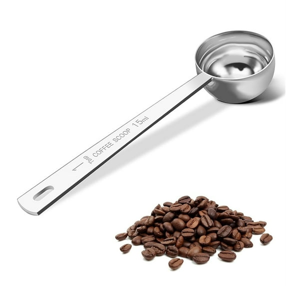 Measuring Spoon Stainless Steel 15/30ml Long Handle 304 Coffee Seasoning Milk Powder Graduated Spoon Kitchen Tool Liquid Measuring Spoon