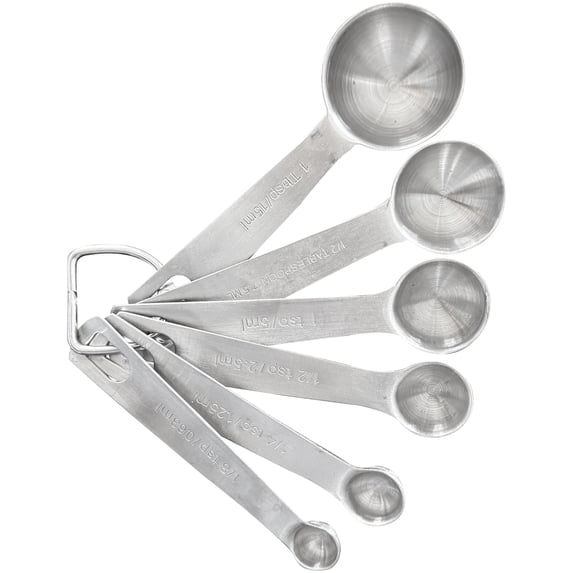 Measuring Spoons 6 Piece Stackable Stainless Steel Measuring Spoons Kit Cooking Tool