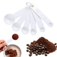 thumbnail image 1 of Measuring Spoons, Plastic Measuring Spoons Set, 6 Piece Graduated Baking Spoons, Precision Measuring Spoon Set for Dry & Liquid Ingredients, Nesting Kitchen Spoons for Cooking Baking, 1 of 4