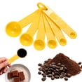 thumbnail image 1 of Measuring Spoons, Plastic Measuring Spoons Set, 6 Piece Graduated Baking Spoons, Precision Measuring Spoon Set for Dry & Liquid Ingredients, Nesting Kitchen Spoons for Cooking Baking, 1 of 6
