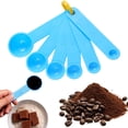 thumbnail image 1 of Measuring Spoons, Plastic Measuring Spoons Set, 6 Piece Graduated Baking Spoons, Precision Measuring Spoon Set for Dry & Liquid Ingredients, Nesting Kitchen Spoons for Cooking Baking, 1 of 5