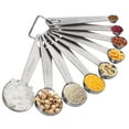 thumbnail image 1 of Measuring Spoons, Stainless Steel Measuring Spoons Set of 9, Kitchen Measuring Tools for Ingredients, 1 of 8