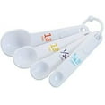 thumbnail image 1 of Measuring Spoons Wht 4pc, 1 of 1