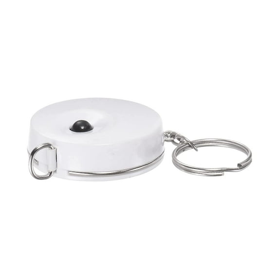 Measuring Tape 1.5M/60-inch Retractable Tailors Tape Measure Pocket Size with Key Chain for Body, Fabric, Sewing and Crafts Measurements, White