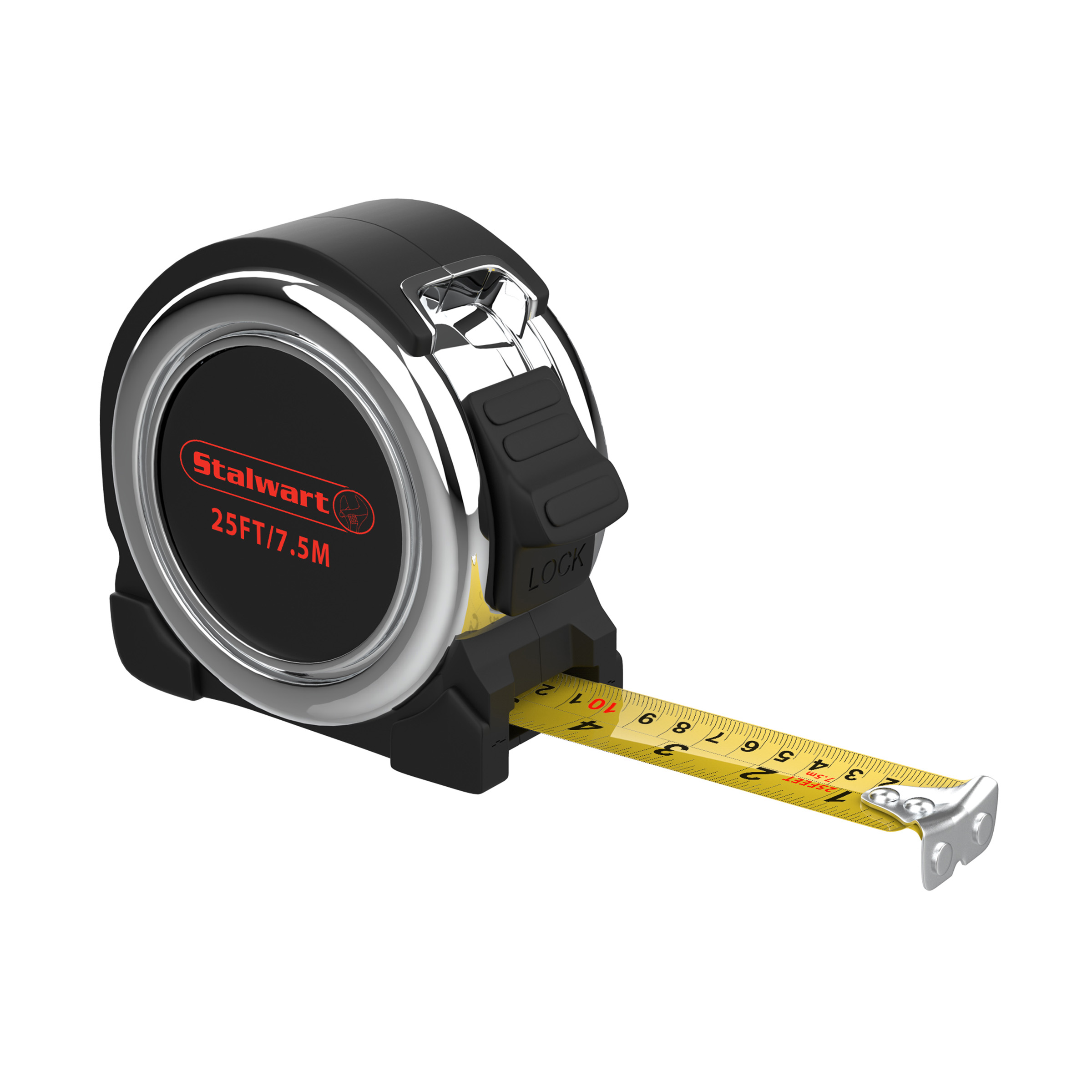 Measuring Tape25 Foot Retractable Tape Measure by Stalwart