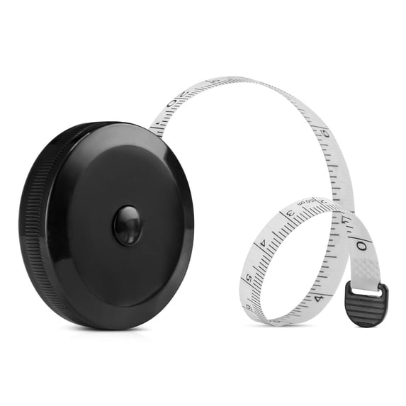 Measuring Tape for Body, Retractable Tape Measure, Measurements Tape 150cm/60 inch Double Sided Soft Tape Measure for Sewing Tailor and Fabric (Retractable Dual Sided White)