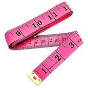 Measuring Tape,Centimetre & inch Double Scale Soft Tape Measure,Body Sewing Flexible Ruler for Weight Loss, Measuring Tape for Body Measureme SewingPink 60in