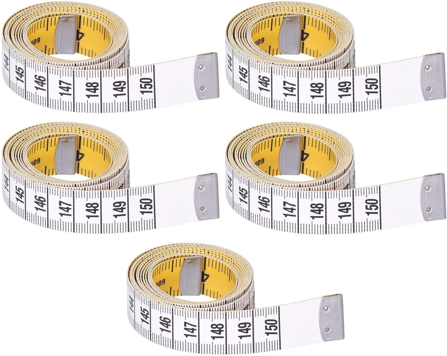 HKEEY Tape Measure, 3-Pack Soft Tape Measure,60/150cm Double-Scale Soft  Tape Measuring Body Weight Loss Medical Body Measurement Sewing Tailor  Cloth Ruler Dressmaker Flexible Ruler Tape Measure 