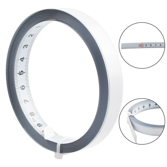 Measuring Tape Workbench Ruler 1 2 3 5 Meters Adhesive Backed Tape Measure Metric Scale Rust-Proof Ruler 5-Right To Left Fangkenuo