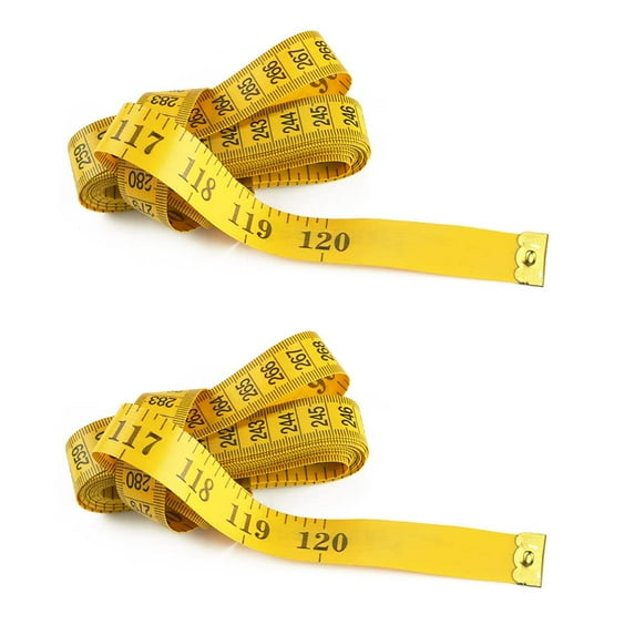 Measuring Tape for Body, Tape Measure Body Measuring Tape, 2 Pack - Tape Measurer, Soft Measurement Tape for Sewing, Fabric, Cloth, Tailor, 120 Inch
