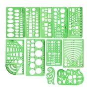 Measuring Templates Plastic Geometry Stencils Template Geometric Rulers, Building Formwork, Drawings Drafting Templates