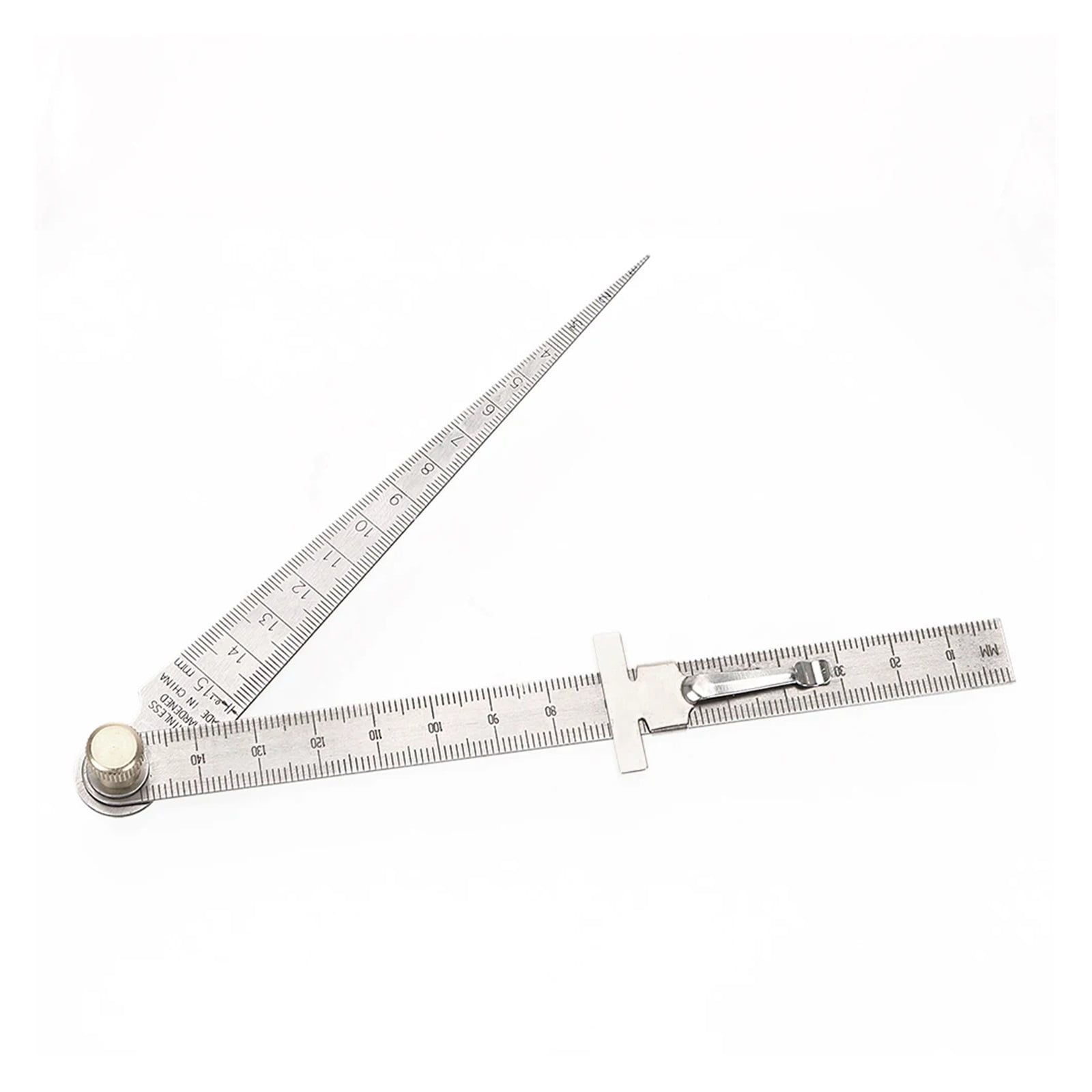 Measuring Tool For Drill Hole Wedge Taper Ruler Bore Measurement Stainless Steel 1-150mm Feeler Gauges ,Corrosion-Resistant