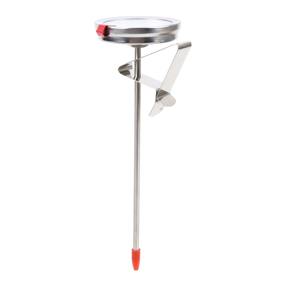 Sorven Deep Fry Thermometer Stainless Steel Deep Fry Thermometer for Oil Pan 5cm Dial TTE35125