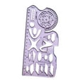 thumbnail image 1 of Measuring Tool Template Ruler Drawing Stencils Portable 8.58 Inch Size for Woodworking Painting Sewing Artists, 1 of 9