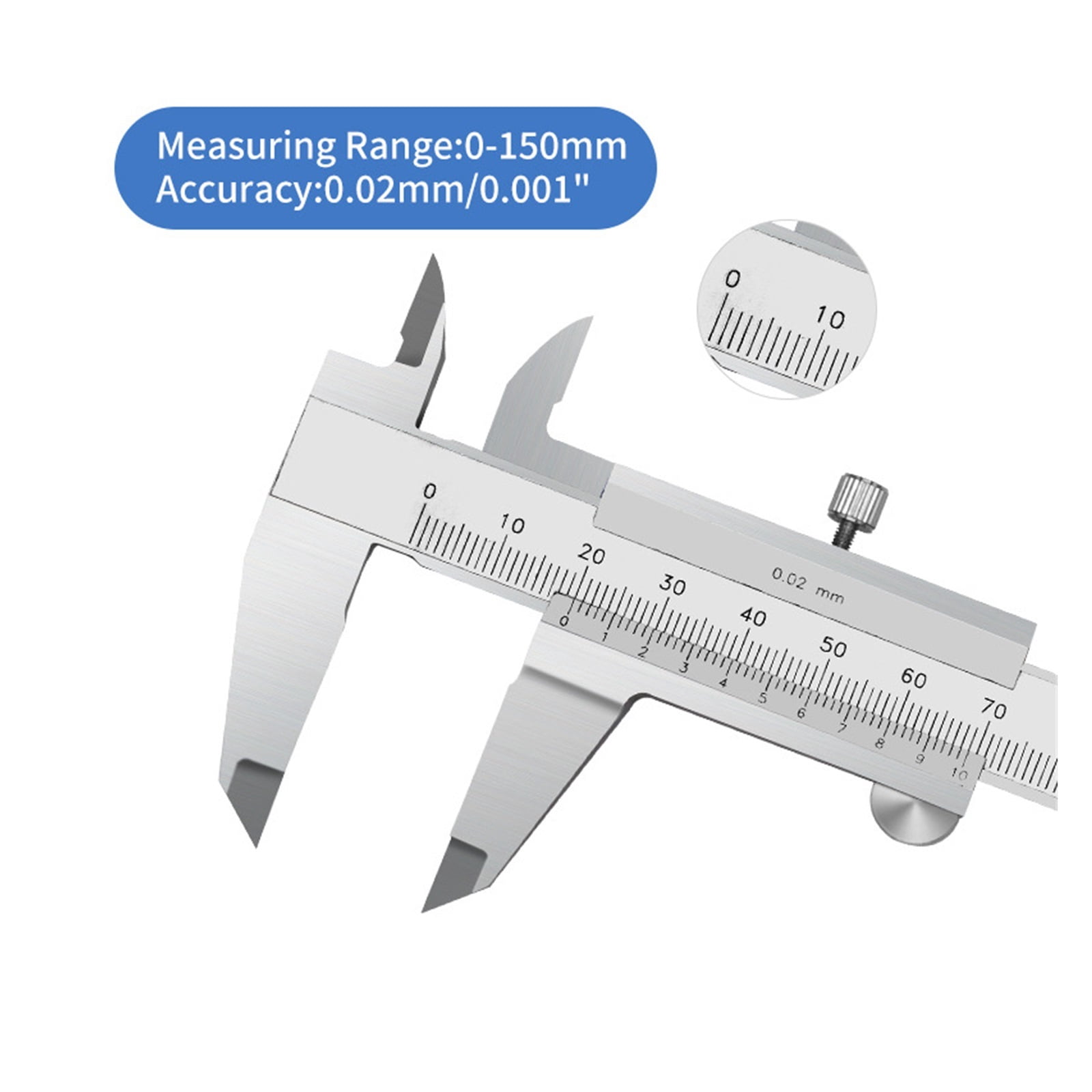Measuring Tool Vernier Calipers 0-150mm 0.02mm Precision Calipers Stainless Steel Digital Caliper With Locking Screw