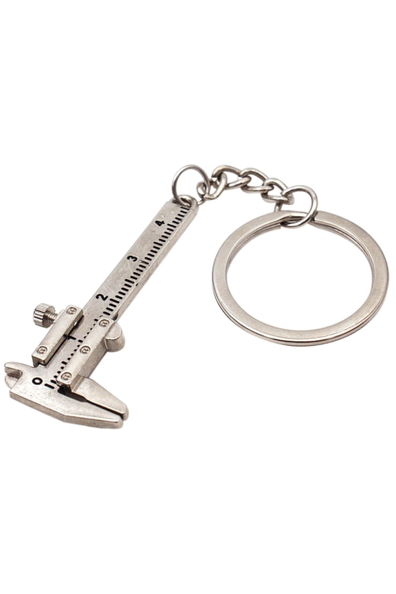 Measuring Tool with for Key Holders Tag Movable Vernier Caliper Keychain Tools Gadgets Keychain Gift Ideas for Men