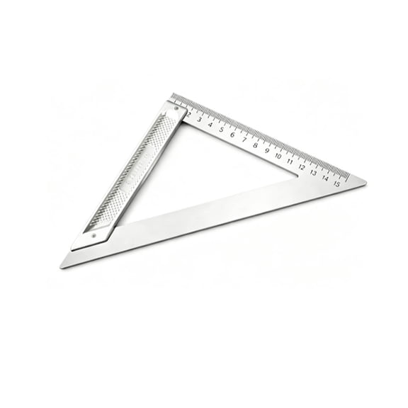 Measuring Tools Measured Precision Carpenter Square for Woodworking 6 Inch Steel Triangle Ruler 45 90 Aluminum Alloy Marking and Measuring Tool for Accurate Layouts