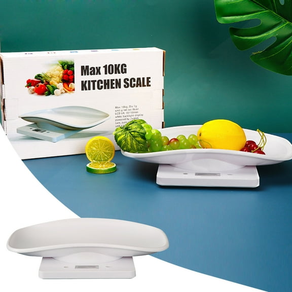 Measuring Tools Multifunction Digital Scale with Hold Function for and Package Weighing 10kg capacity and 1g graduation LCD Display Lightweight