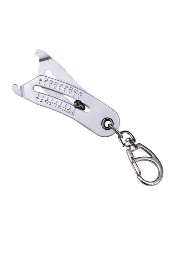 Measuring Tools Portable Precise Thread Size Checker Keychain 2024 Upgraded Verification Tool for Quick Hand Measuring and Screws