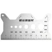 Measuring Tools Sizer Stainless Steel Double Multifunctional Screw Gauge for Jewelry Electronics Fabrication Woodworking Watch - Precision Tool for Engineers